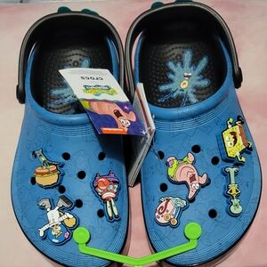 Authentic- Brand new! NWT. The elevated SpongeBob Off Court Crocs M9/W11